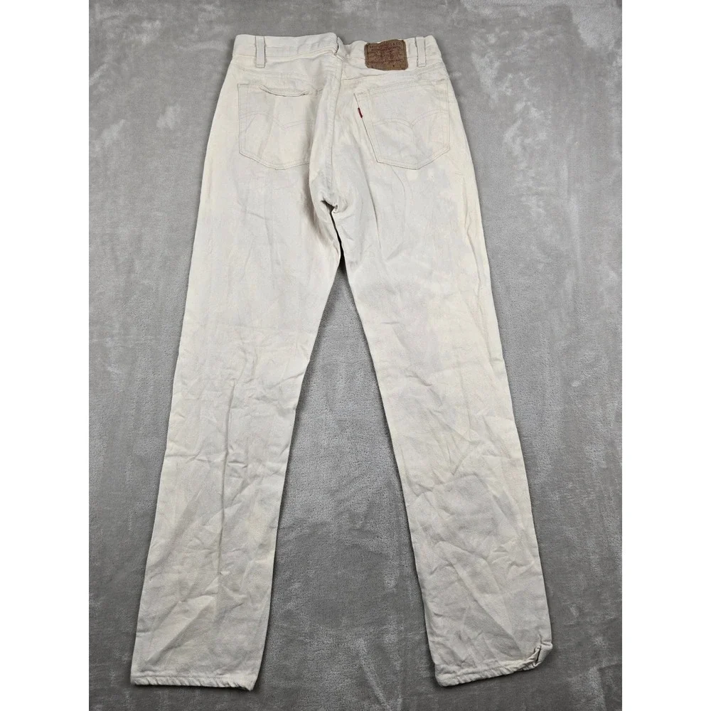 Vintage Levi's 501 Button Fly Jeans Men 32x34 Fit 30x33 USA Madee 80s Distressed